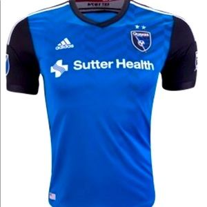 adidas San Jose Earthquakes Authentic Jersey